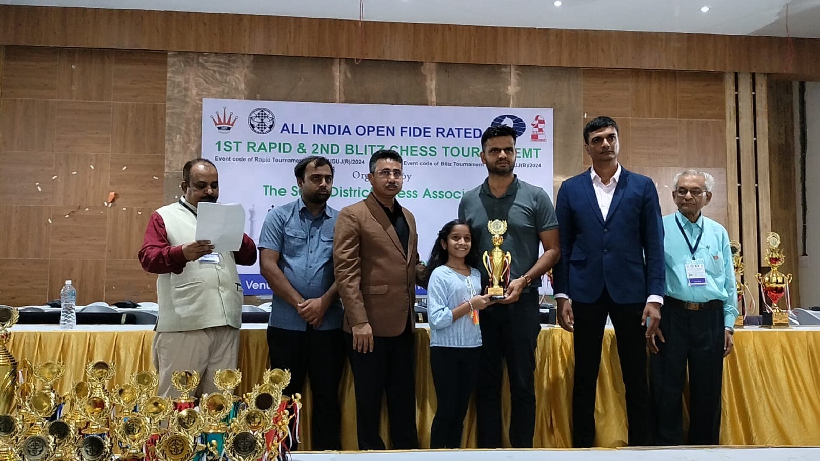 Celebrating chess hard work